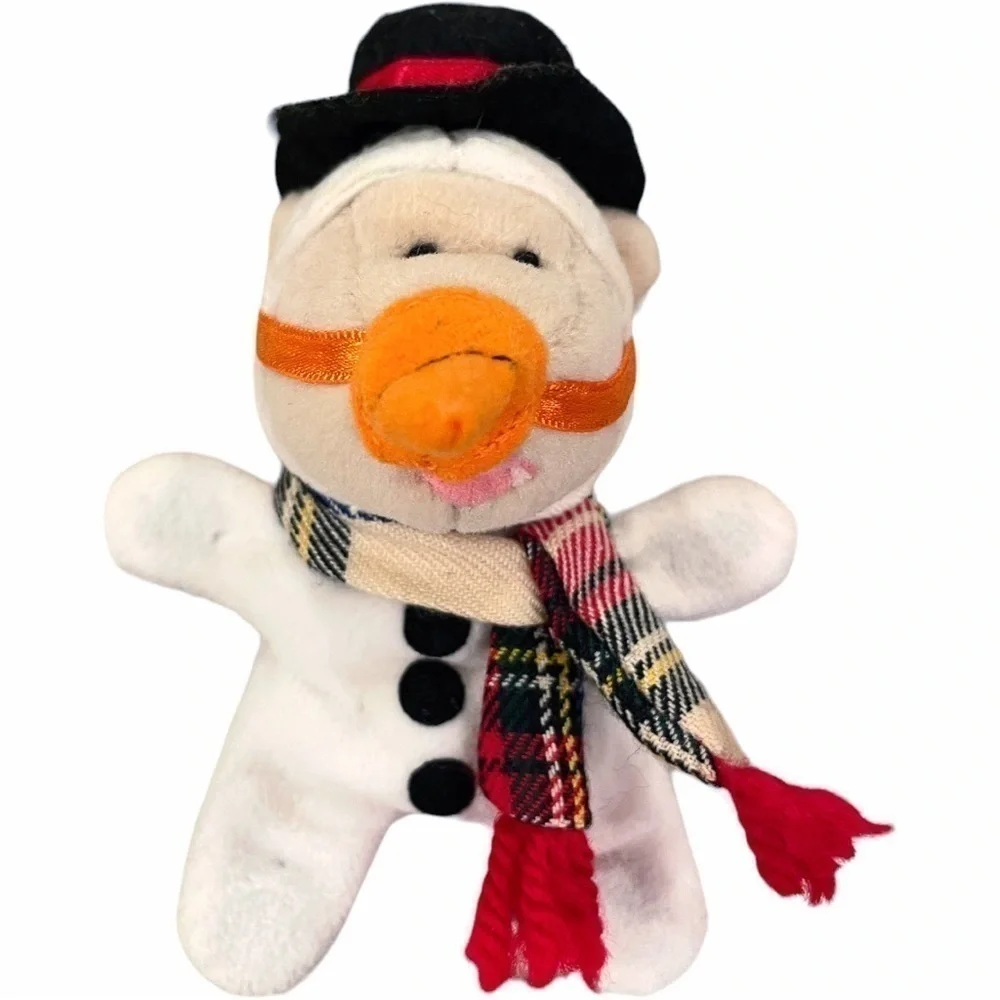 STARBUCKS Bearista Magnet Snowman Bear Mini Carrot Hat Scarf Holiday Frosty 1999